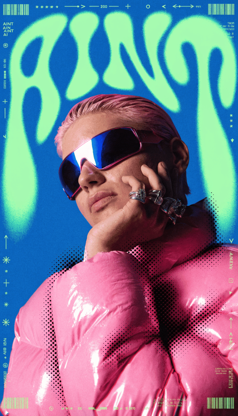 Portrait of Authority — AI-generated poster